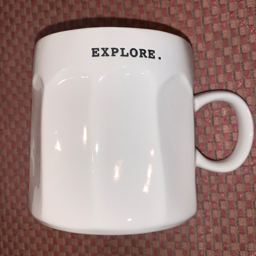 Rae Dunn EXPLORE mug